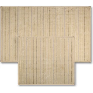 Lines Doğal Pamuklu 2'li Banyo Kilim Seti