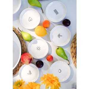 The Mia Summertime 6 Parça Tabak - 10 cm