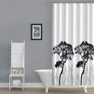 Berlin Shop Tropik Banyo Duş Perdesi 3391 Çift Kanat 2X120X200