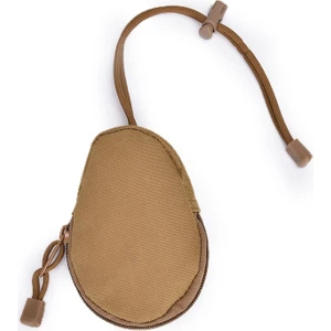 Zsunsky Shop Mini Açık Yürüyüş Edc Taşıyan Çanta Anahtar Para Çanta Kahverengi