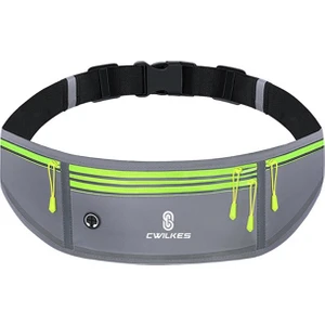 Zsunsky Shop Açık Hava Spor Bel Çantası, Stil: Dört Cep Gri
