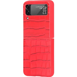 Zsunsky Shop Bambu Doku Telefon Kılıfı Samsung Galaxy Z Flip3 5g Kırmızı