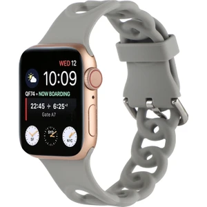 Zsunsky Shop Apple Watch 7 45MM / 6 & Se & 5 & 4 44MM / 3 & 2 ve 1 42MM Için Kayış Gri