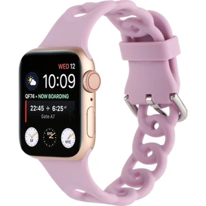 Zsunsky Shop Apple Watch 7 45MM / 6 & Se & 5 & 4 44MM / 3 & 2 ve 1 42MM Için Kayış Açık Pembe