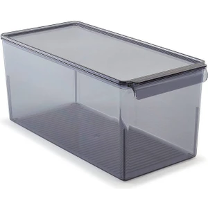 Kapaklı Küp Düzenleyici 165X355X160 Şeffaf Siyah