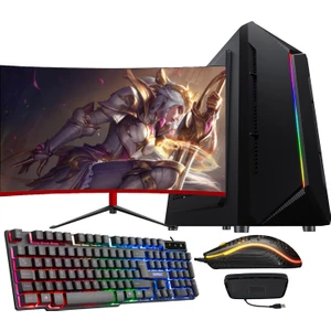 DG115 İntel Core İ5-3470 16GB Ram 256GB SSD 500 GB HDD R7 240-4GB 23,6" Masaüstü Bilgisayar