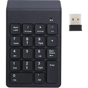 Tr-59 Süper Ince Kablosuz Keypad Klavye Numlock Numped