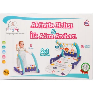 Aktivite Halısı & Ilk Adım Arabası - Mavi