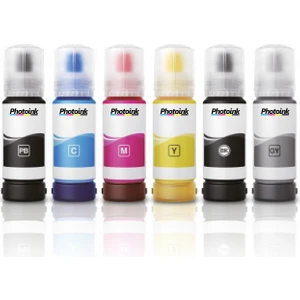 Epson 115 6 Renk 1 Takım Photoınk Murekkep Ecotank L8160 L8180