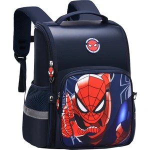 Yeni Okul Çocuğu Okul Çantası Erkek Omuz Çantası Örümcek Adam Desen(Yurt Dışından)