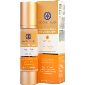 GD Skin Health Renkli Tinted Bb Krem Spf+50 Leke Karşıtı Aydınlatıcılı Nemlendiricili Yüksek Korumalı 50 ml