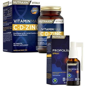 Propolis Sprey & Vitamin Max C D Zinc