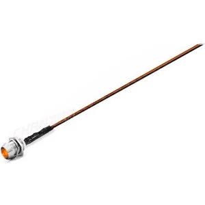 12V LED Şase Tip Mercekli Kablolu 1 Adet Turuncu  Difused - 15 cm