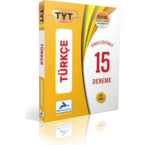 Paraf Yayınları Ösym Tarzı TYT Türkçe Video Çözümlü 15 Deneme