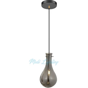 Modi Lighting Füme Camlı Tekli Sarkıt Avize MOD-AV-4459-1FS
