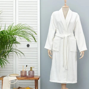 Karaca Home Daily Soft Offwhite %100 Pamuk Erkek Bornoz L/xl