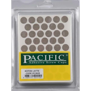 Pvc Yapışkan Tapa 14 mm 1 Plaka 50 Adet Koton Latte