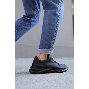 Sneakers Ayakkabı 065 Siyah (Siyah Taban)