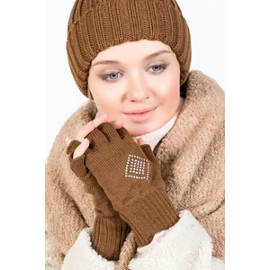 Taş Detaylı Parmaksız Eldiven - PS3104