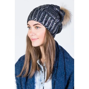 Simli Ponponlu Akrilik Bere - PS703