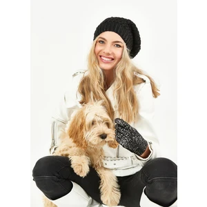 Simli Ponponsuz Akrilik Bere - PS356