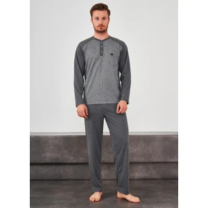 Relax Mode Erkek Patlı Yaka Pijama Takım - 10590