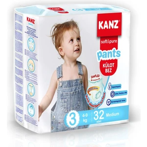Bebek Külot Bezi No:3 Medium 4-9 kg 32'li