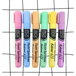 Fosforlu Kalem 6'lı Pastel Renkler