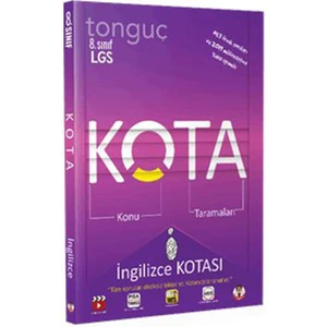 Tonguç Akademi 8. Sınıf LGS Kota İngilizce Konu Taramaları