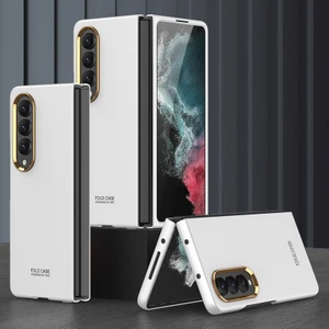 Samsung Galaxy Z Fold4 White Için Gkk Ultra-Ince Telefon Kılıfı