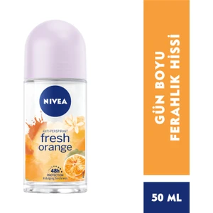 NIVEA Kadın Roll-On Deodorant Black & White Invisible Güçlü Etki 48 Saat Anti-perspirant Koruma 50ml