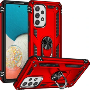 Kny Samsung Galaxy A53 Kılıf Çift Katmanlı Yüzüklü Manyetik Vega Kapak