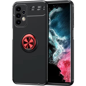 Kny Samsung Galaxy A23 Kılıf Yüzüklü Manyetik Ravel Silikon