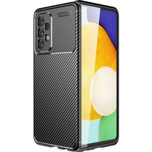 Kny Samsung Galaxy M23 Kılıf Karbon Desenli Lux Negro Silikon