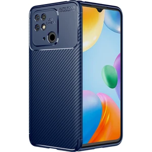 Kny Xiaomi Redmi 10C Kılıf Karbon Desenli Lux Negro Silikon