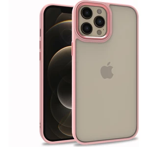 Kny Apple Iphone 12 Pro Max Kılıf Silikon Kenarlı Renkli Arkası Şeffaf Flora Kapak
