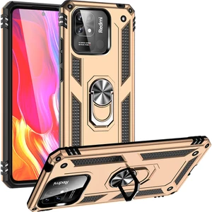 Kny Xiaomi Redmi 10C Kılıf Ultra Korumalı Yüzüklü Manyetik Vega Kapak