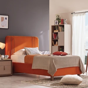 Enza Home Netha Genç Başlıklı Baza 120X200  - Turuncu