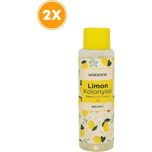 Limon Aromalı Kolonya 300 ml X2 Adet