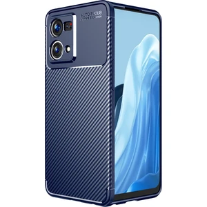 Kny Oppo Reno 7 Kılıf Karbon Desenli Lux Negro