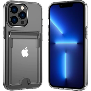 Kny Apple Iphone 13 Pro Max Kılıf Ultra Korumalı Şeffaf Kart Koymalı Ensa Kapak