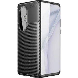 Kny Huawei P50 Pro Kılıf Karbon Desenli Lux Negro Silikon