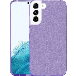 Kny Samsung Galaxy S22 Plus Kılıf Simli Parlak Shining Silikon