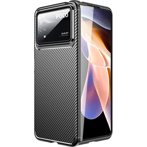 Kny Xiaomi Poco X4 Pro 5g Kılıf Karbon Desenli Lux Negro Silikon