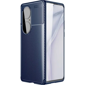 Kny Huawei P50 Pro Kılıf Karbon Desenli Lux Negro Silikon