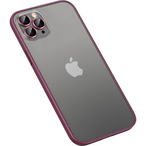 Kny Apple Iphone 12 Pro Max Kılıf Renkli Kenarlı Kamera Lens Koruyuculı Retro Kapak