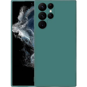 Kny Samsung Galaxy S22 Ultra Kılıf Içi Süet Renkli Mara Lansman Silikon