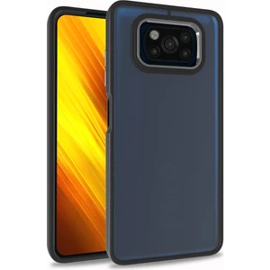 Kny Xiaomi Poco X3 Nfc Kılıf Silikon Kenarlı Renkli Flora Kapak