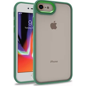 Kny Apple Iphone Se Kılıf Silikon Kenarlı Renkli Flora Kapak