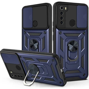 Kny Xiaomi Redmi Note 8 Kılıf Ultra Korumalı Yüzüklü Manyetik Sürgülü Vega Kapak